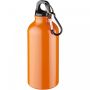 Oregon-vattenflaska i aluminium med karbinhake, 400 ml Orange