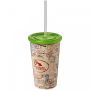 Brite-Americano® 350 ml dubbelväggig Stadium-mugg Lime