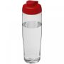 H2O Active® Tempo 700 ml sportflaska med uppfällbart lock Transparent