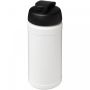 Baseline® Plus 500 ml sportflaska med uppfällbart lock Vit