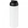 Baseline® Plus grip 750 ml sportflaska med uppfällbart lock Transparent