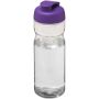 H2O Active® Eco Base 650 ml sportflaska med uppfällbart lock Lila