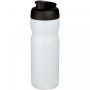 Baseline® Plus 650 ml sportflaska med uppfällbart lock Transparent
