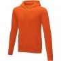 Theron hoodie med dragkedja herr Orange