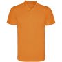 Monzha kortärmad sportpikétröja för barn Fluor Orange