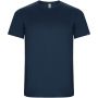 Imola kortärmad funktions T-shirt för barn Navy Blue