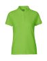 Klassisk polo dam Lime