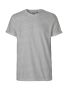 Herr T-shirt med upprullad ärm Grå