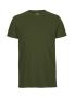 T-shirt med passform för män Mörkgrön
