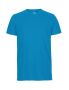 T-shirt med passform för män Turkos