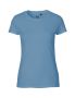 T-shirt med passform för damer Ljusblå