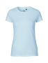 T-shirt med passform för damer Ljusblå