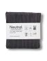 Ribbstickad köksduk (paket med 2 stycken) Charcoal