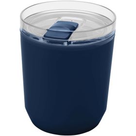 Hudson 180 ml termos med dubbelvägg av återvunnen plast Marinblå