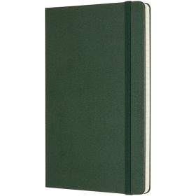 Moleskine Classic L inbunden anteckningsbok – linjerad Grön