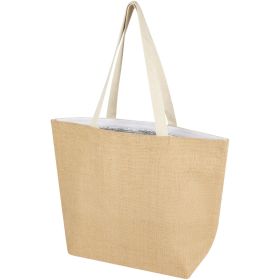 Juta kylväska av 300 g/m² jute, 12 l Beige