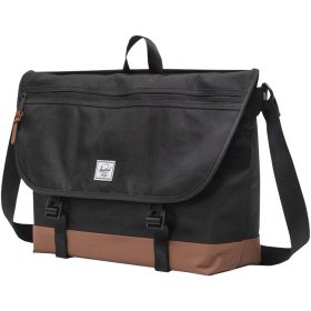 Herschel Cove messenger av återvunnet material 22,5L Svart
