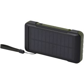 Soldy 10 000 mAh powerbank med soldynamo av RCS-återvunnen plast Grön