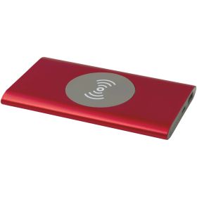 Juice trådlös 4 000 mAh Type C-powerbank i återvunnen aluminium  Röd