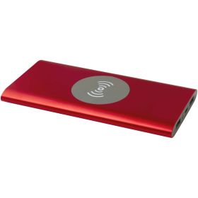 Juice trådlös 8 000 mAh Type C-powerbank i återvunnen aluminium Röd