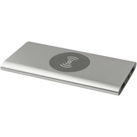 Juice trådlös 8 000 mAh Type C-powerbank i återvunnen aluminium Silver