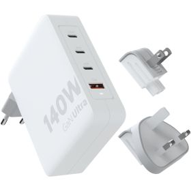 Xtorm XVC2140 GaN Ultra 140 W reseladdare med 240 W USB-C PD-kabel Vit