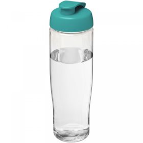 H2O Active® Tempo 700 ml sportflaska med uppfällbart lock Transparent