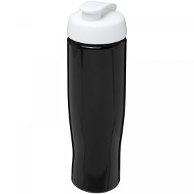 H2O Active® Tempo 700 ml sportflaska med uppfällbart lock Svart