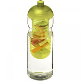 H2O Active® Base 650 ml sportflaska med kupollock och fruktbehållare Lime