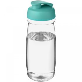 H2O Active® Pulse 600 ml sportflaska med uppfällbart lock Turkos