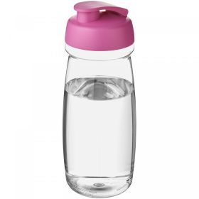 H2O Active® Pulse 600 ml sportflaska med uppfällbart lock Rosa