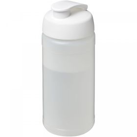 Baseline® Plus 500 ml sportflaska med uppfällbart lock Vit