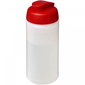 Baseline® Plus 500 ml sportflaska med uppfällbart lock Röd