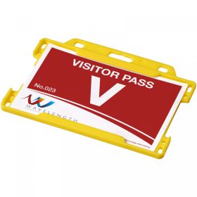 Vega korthållare i plast Gul