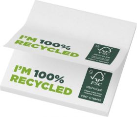 Sticky-Mate® klisterlappar av återvunnet papper 75 x 75 mm Vit