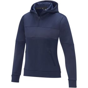 Sayan damanorak med huva och halv dragkedja Marin