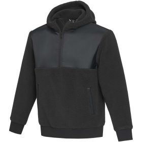 Evans unisex sherpa fleece i återvunnet material Svart