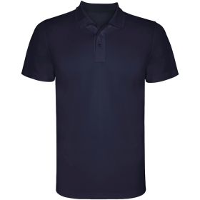 Monzha kortärmad sportpikétröja för barn Navy Blue