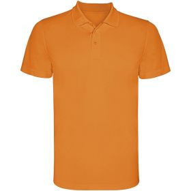 Monzha kortärmad sportpikétröja för barn Fluor Orange