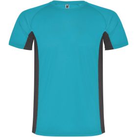 Shanghai kortärmad sport-T-shirt för barn Turkos