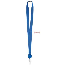 ZIP LANYARD kungsblå