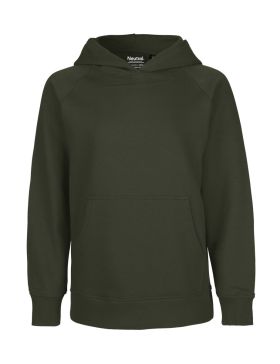 Barns Hoodie Mörkgrön
