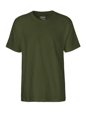 Klassisk t-shirt för män Mörkgrön
