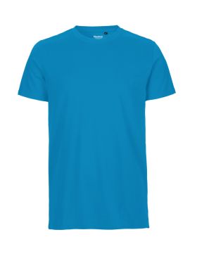 T-shirt med passform för män Turkos