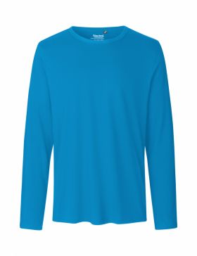 Långärmad t-shirt för män Turkos