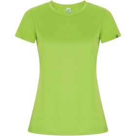 Imola kortärmad funktions T-shirt för dam Limegrön