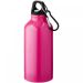 Oregon-vattenflaska i aluminium med karbinhake, 400 ml Neonrosa