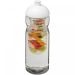 H2O Active® Base 650 ml sportflaska med kupollock och fruktbehållare Transparent