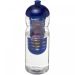 H2O Active® Base 650 ml sportflaska med kupollock och fruktbehållare Transparent