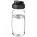 H2O Active® Pulse 600 ml sportflaska med uppfällbart lock Transparent